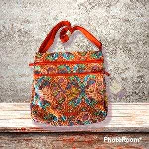 Vera Bradley Triple Zip Hipster